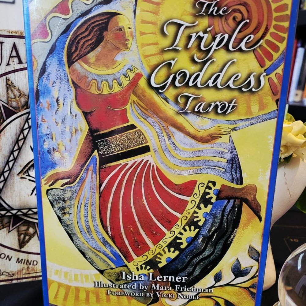 The Triple Goddess Tarot 33 Card Deck and Book by Isha Lerner NEW and SEALED